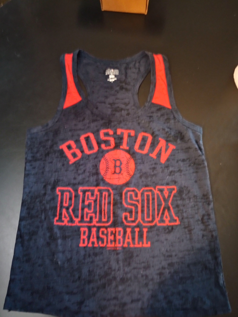 Boston Red Sox Navy & Red Tank Top